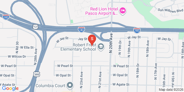 Map of Avalon Health & Rehabilitation Center - Pasco, Pasco, WA