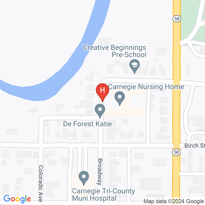 Carnegie Nursing Home - 225 N Broadway St