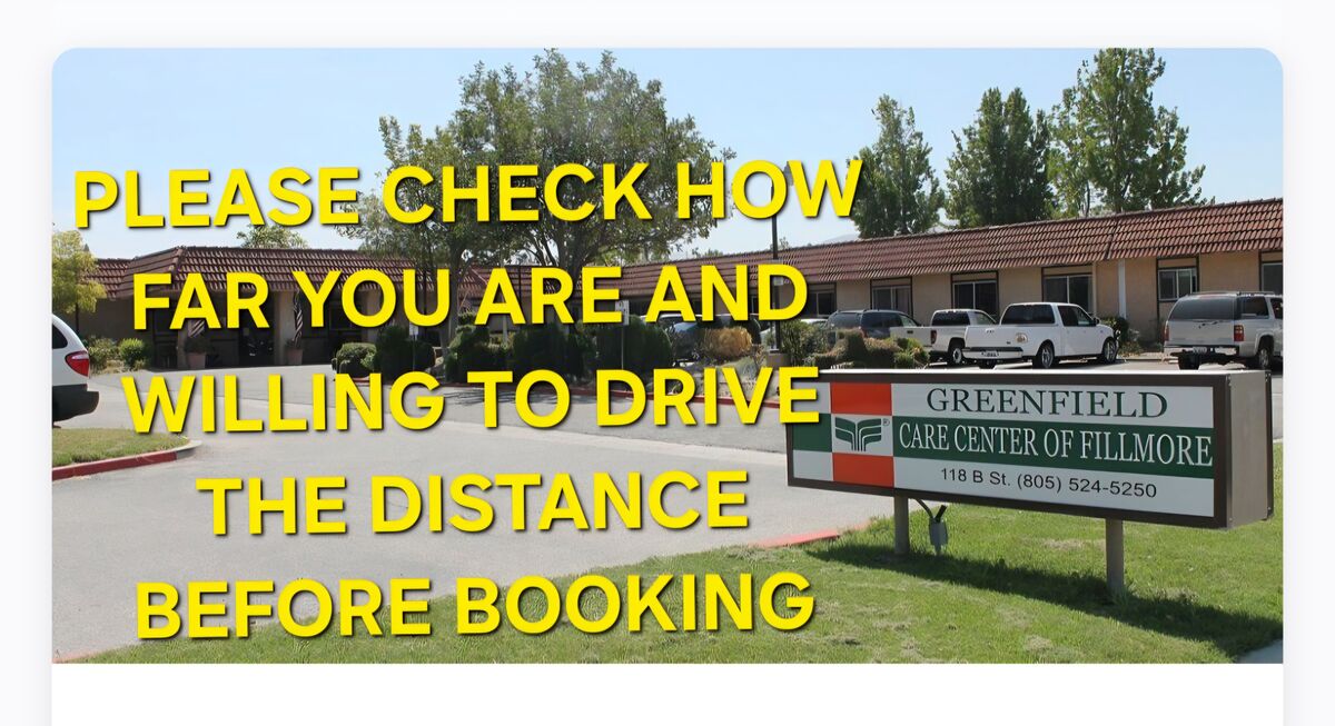 Greenfield Care Center of Fillmore, Fillmore, CA Facility Image
