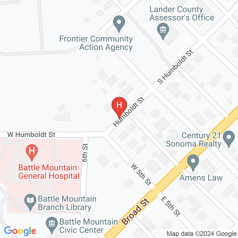 Battle Mountain General Hospital - 535 S Humboldt St